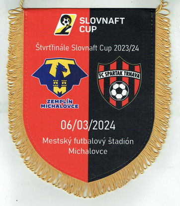MFK Zemplín Michalovce - FC Spartak Trnava -  Slovnaft Cup 2023-24 - štvrťfinále