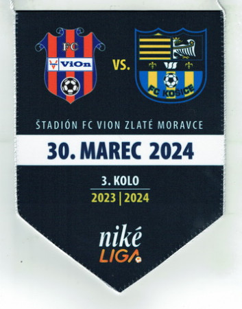 FC ViOn Zlaté Moravce - FC Košice - Niké liga 2023-24 - nadstavba o udržanie sa - 3. kolo