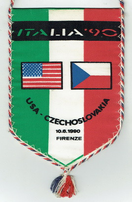 USA - Československo - MS 1990 Taliansko - 10.6.1990