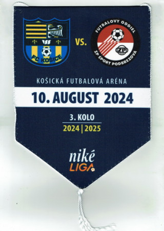 FC Košice - FO ZP Sport Podbrezová - Niké liga 2024-25 - 3. kolo