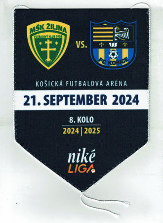 MŠK Žilina - FC Košice -  Niké liga 2024-25 - 8. kolo