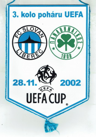 FC Slovan Liberec - Panathinaikos Atény - UEFA Cup 2002-03 - 3. kolo